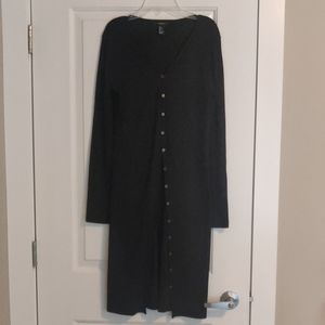 Long button up cardigan